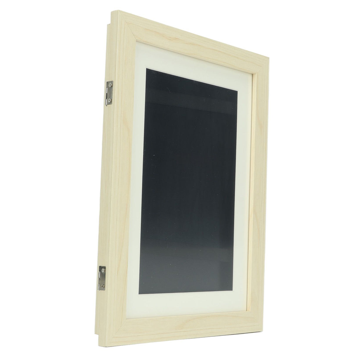 Kids Art Frame Composite Wood Front Opening Changeable Magnetic Picture Display for Crafts Drawing Wood