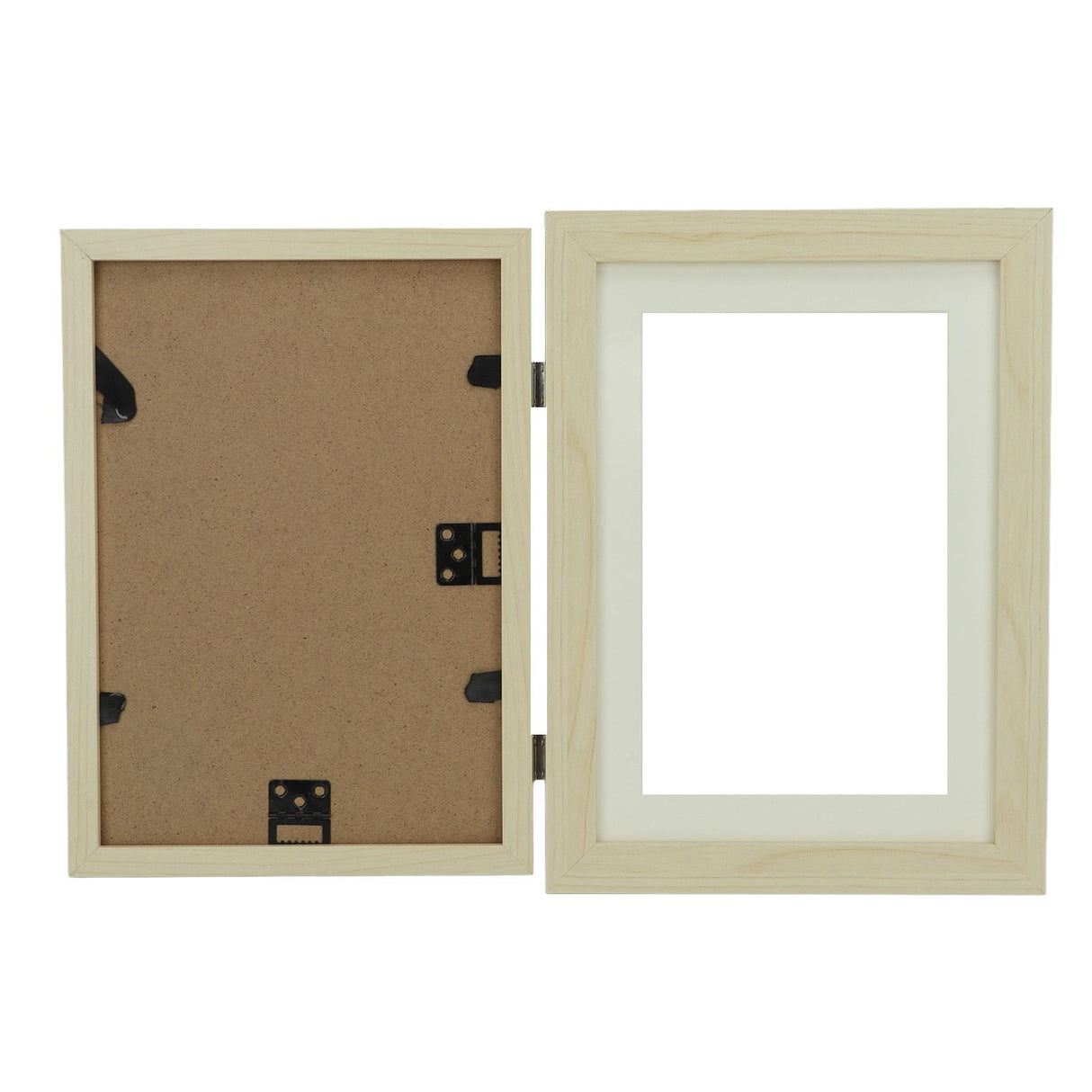 Kids Art Frame Composite Wood Front Opening Changeable Magnetic Picture Display for Crafts Drawing Wood