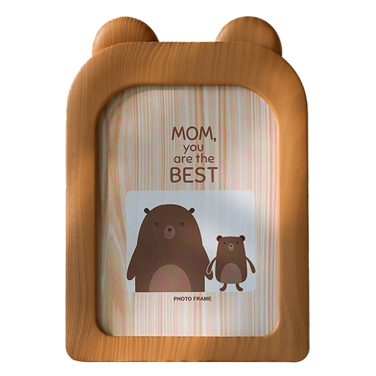 Ins Cute Cartoon Creative Photo Frame 7 Inch Picture Frame Office Desktop Decoration Kindergarten Wall Decoration Brown Bear