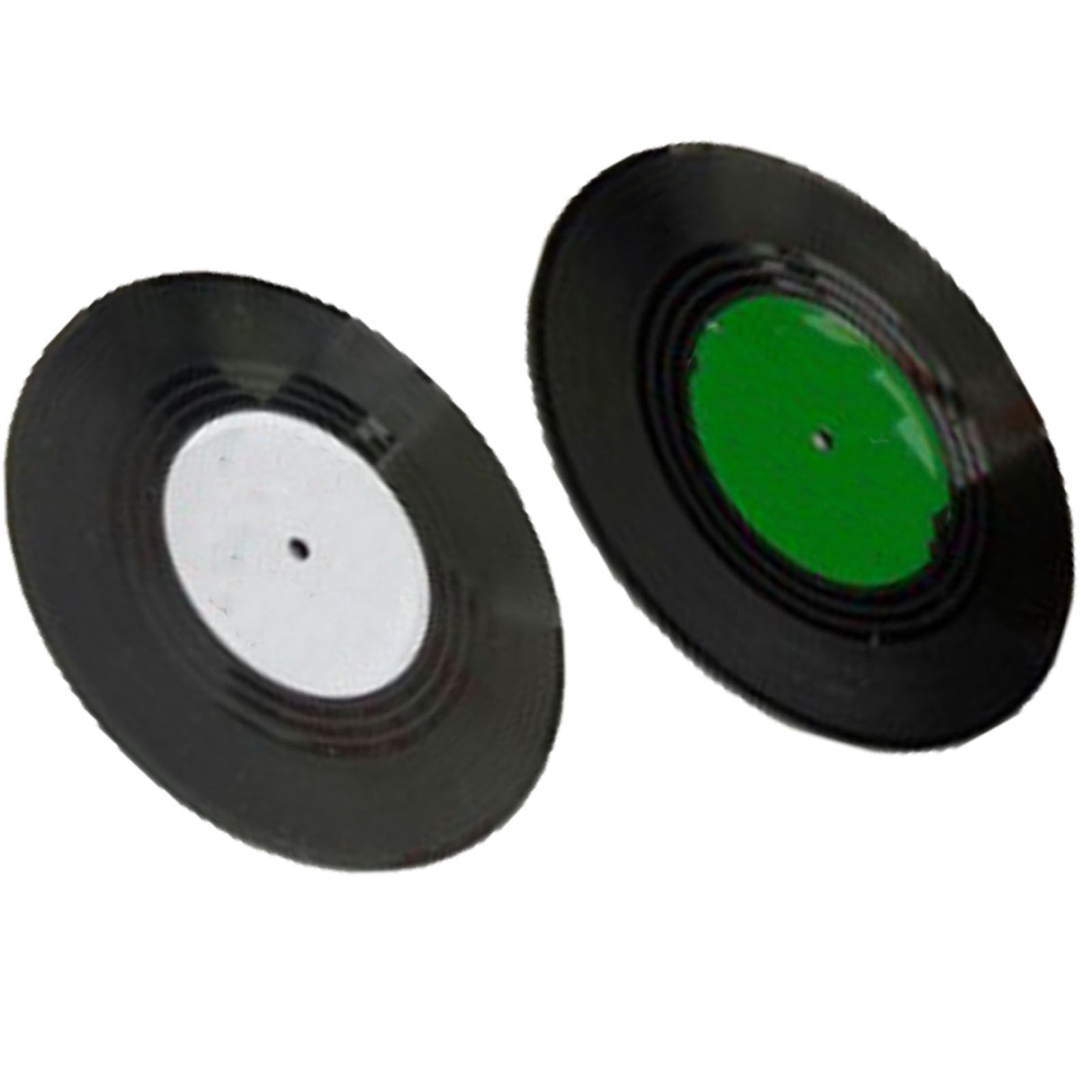2pcs Record Coasters Retro Funny Unique Recordings Disk Coasters for Drink Bars Coffee