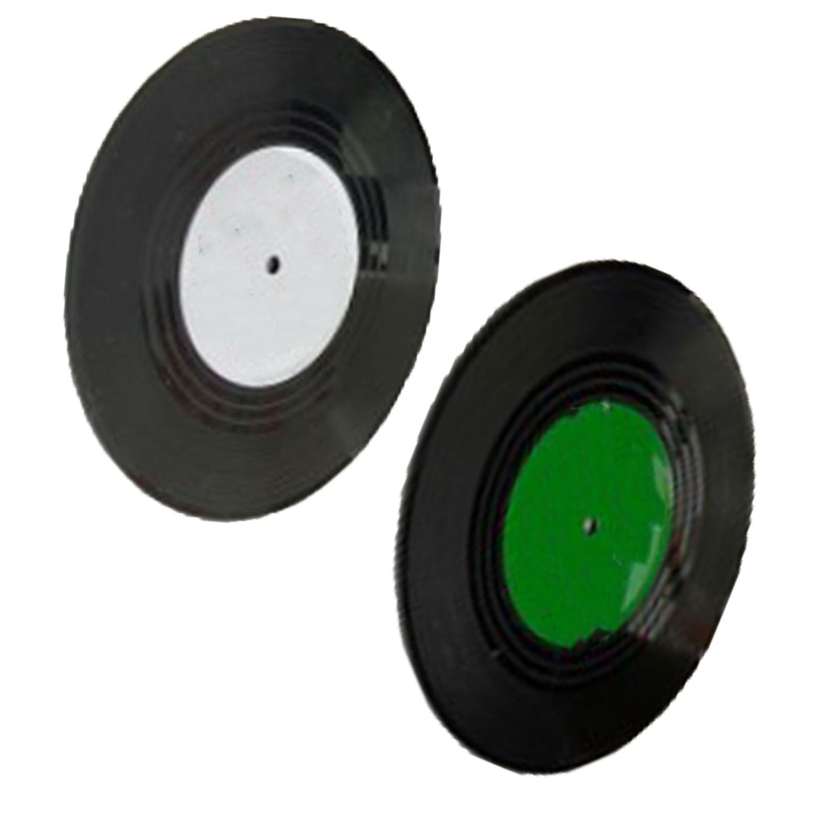 2pcs Record Coasters Retro Funny Unique Recordings Disk Coasters for Drink Bars Coffee