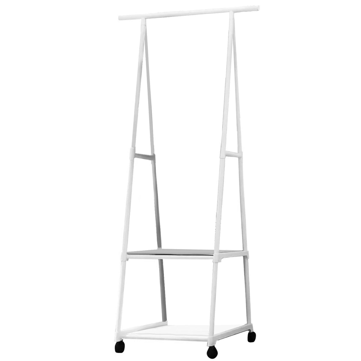 Clothing Garment Rack Multifunctional Triangular Movable Multi Layer Storage Heavy Duty Clothing Rack for Bedroom