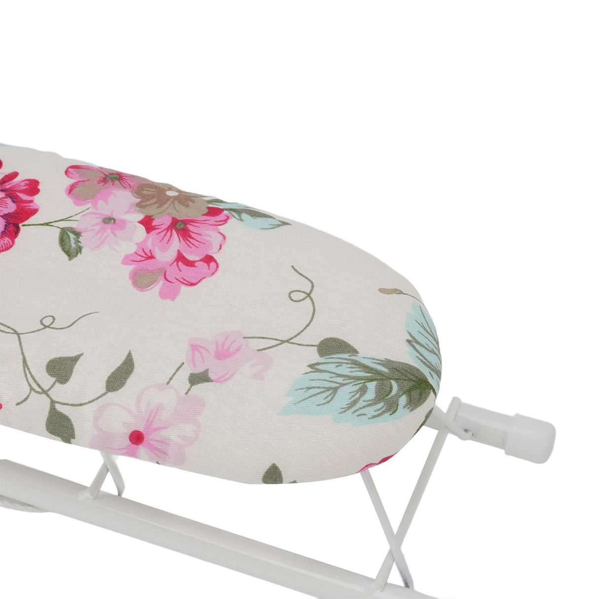 Tabletop Ironing Board Heat Resistant Foldable Portable Mini Ironing Board Clothes Ironing Accessories for Home Travel Peony Flower