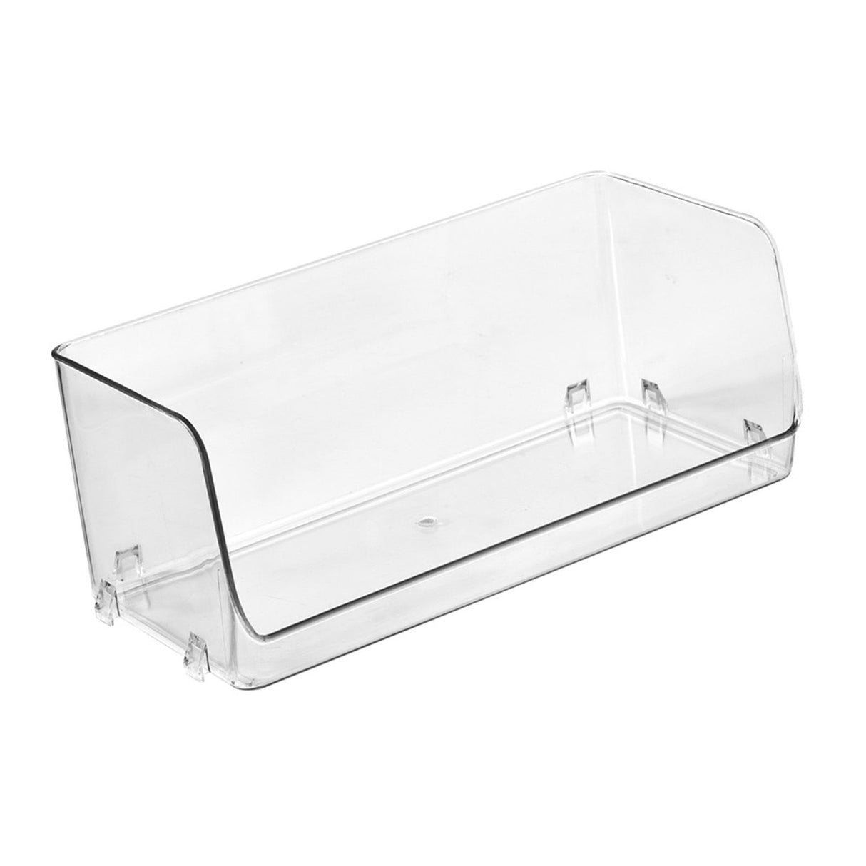 Cosmetic Display Case Multifunction Stackable Plastic Transparent Makeup Organizer for Home 32x15x12.8cm/12.6x5.9x5.3in