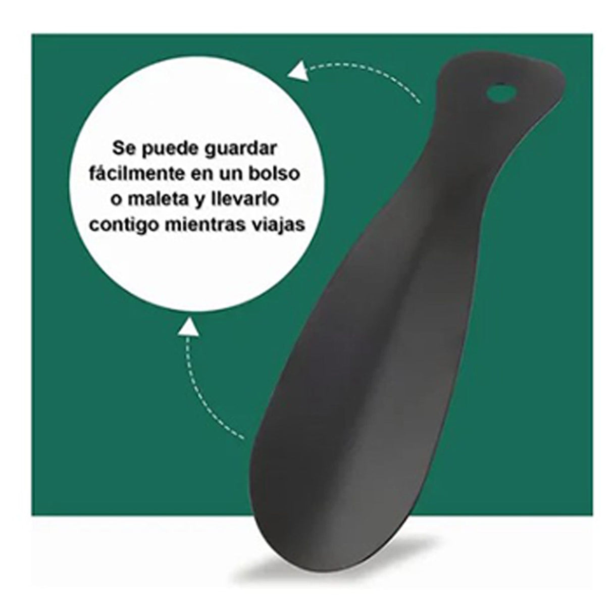 2 PCS Straight Handle Shoe Horn Anti Bending Stainless Steel Shoehorn for Seniors Pregnant Women