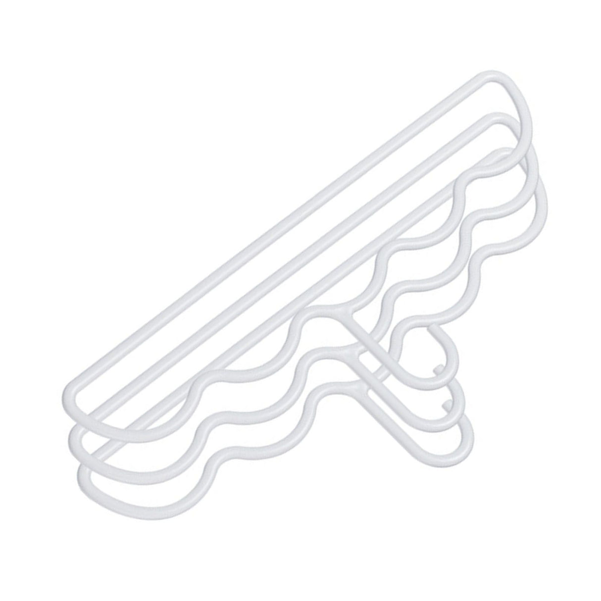 3Pcs Clothing Notched Hanger Non Slip No Marking Household Thickened Garment Coat Hanger for Bed Sheet White