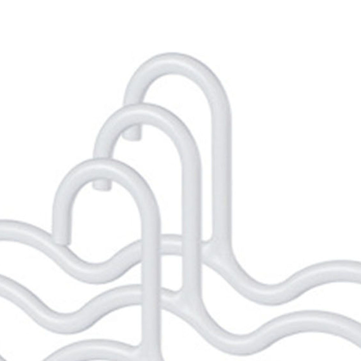 3Pcs Clothing Notched Hanger Non Slip No Marking Household Thickened Garment Coat Hanger for Bed Sheet White