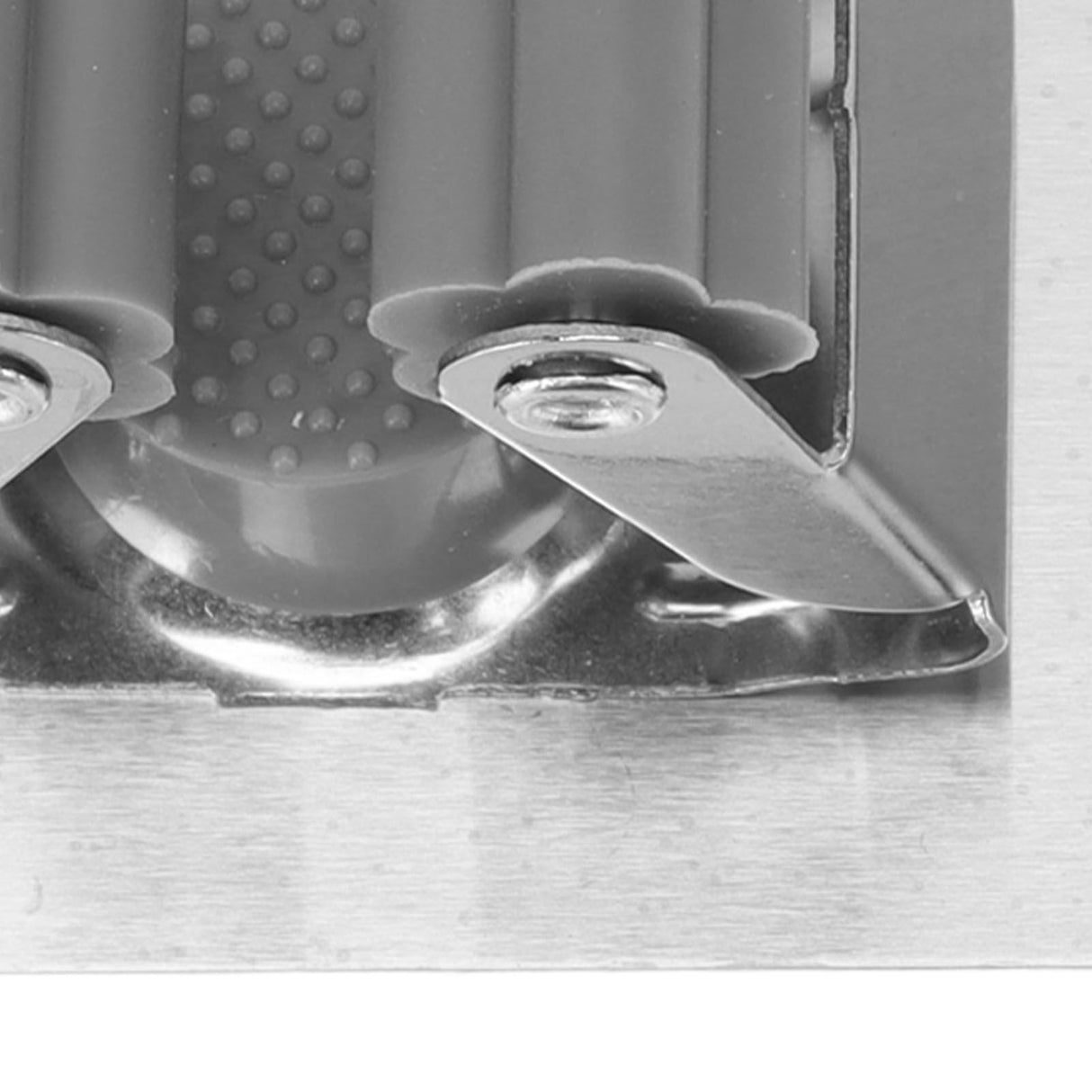 4Pcs Silver Mop Broom Holder with Hook Wall Mounted 304 Stainless Steel Mop Clip Holder