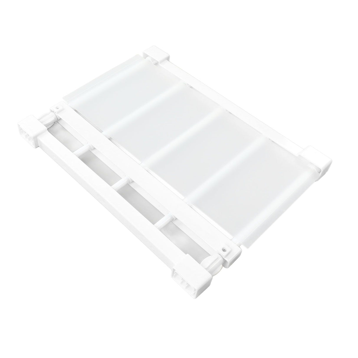 Tension Rod Shelf 14.2 Inch Width Nail Free Expandable Storage Rack for Cabinet Wardrobe 38 to 55cm /15 to 21.7in