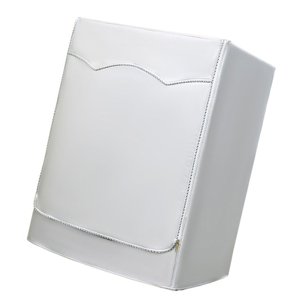 Washing Machine Cover Waterproof Dustproof Sunscreen for Fully Automatic Washer Silvering Oxford Cloth Piping Zipper L