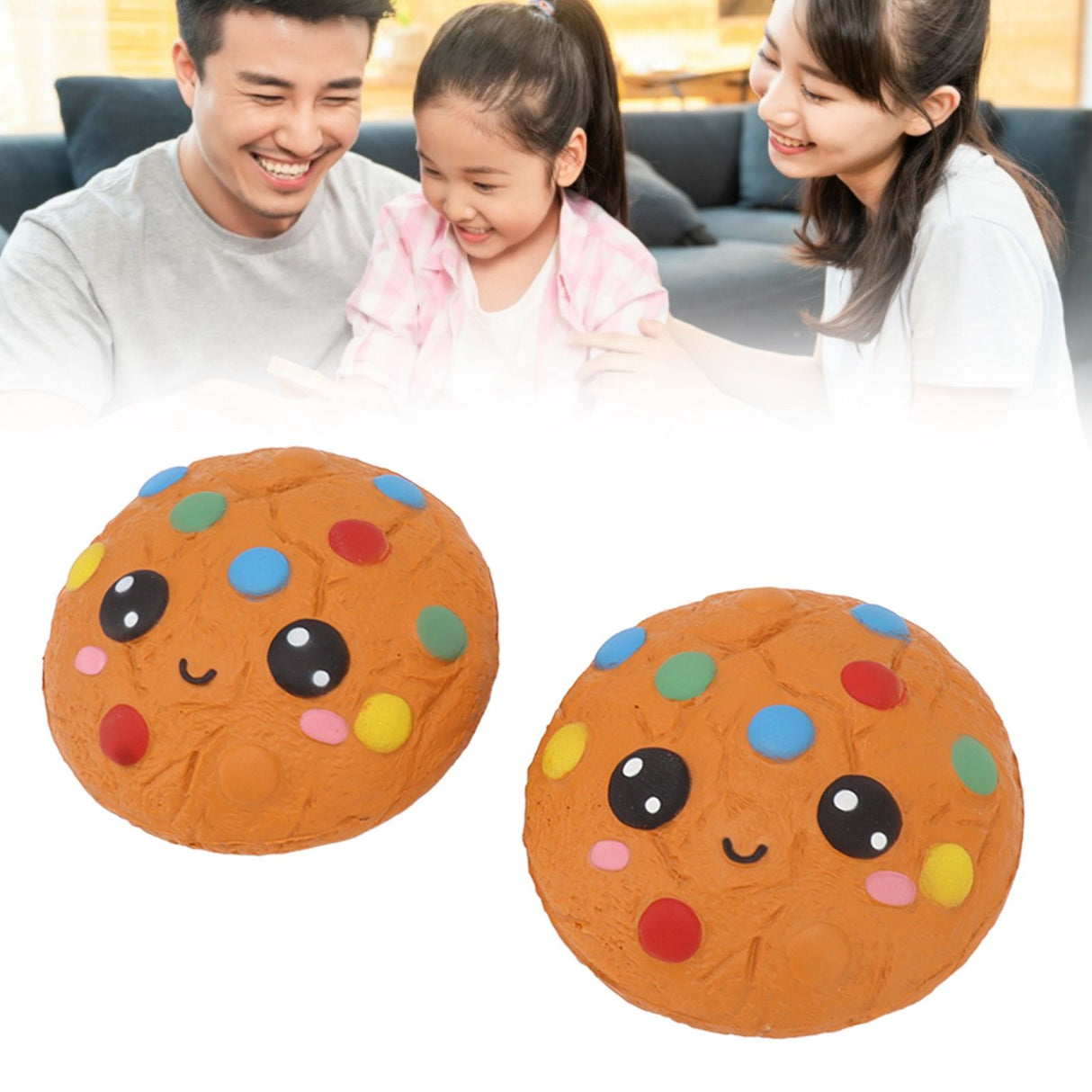 2 Pcs Bread Decompression Toy Interest Slow Rebound Decompression Toy Release Emotion Bread Stress Relieve Toy for Boys Girls