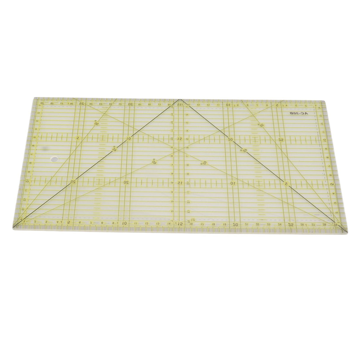 Acrylic Quilt Ruler DIY Precise Scale Transparent Quilting Ruler for Sewing Measuring Patchwork