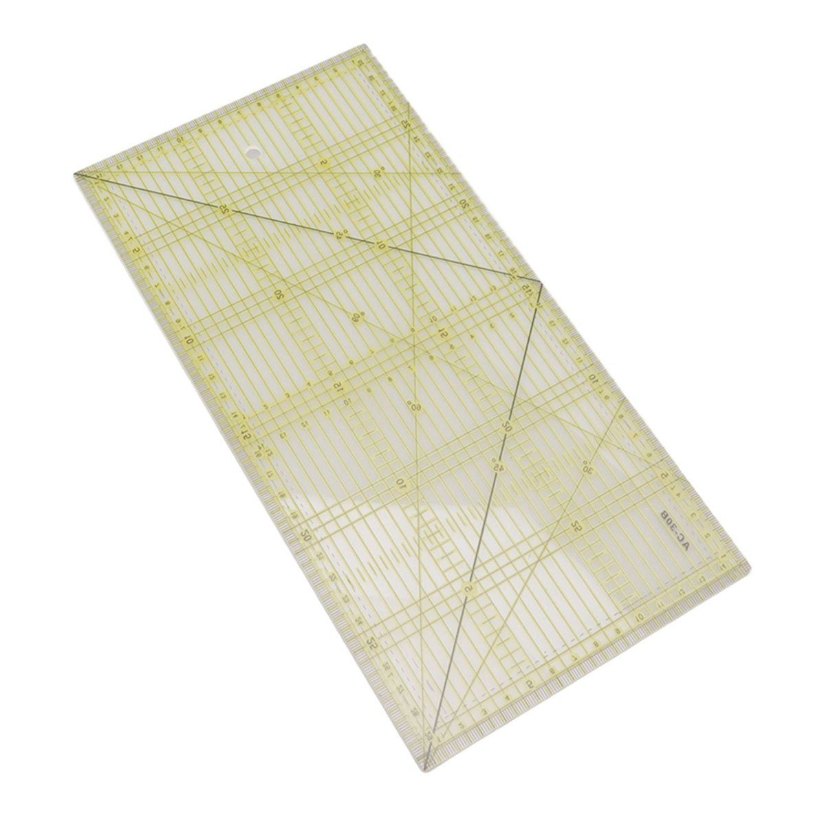 Acrylic Quilt Ruler DIY Precise Scale Transparent Quilting Ruler for Sewing Measuring Patchwork