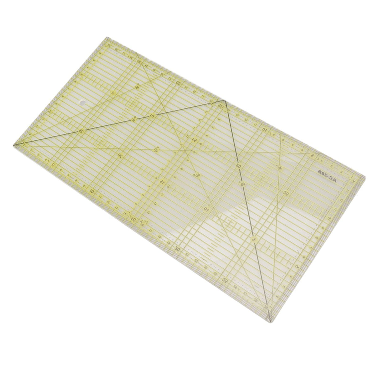 Acrylic Quilt Ruler DIY Precise Scale Transparent Quilting Ruler for Sewing Measuring Patchwork