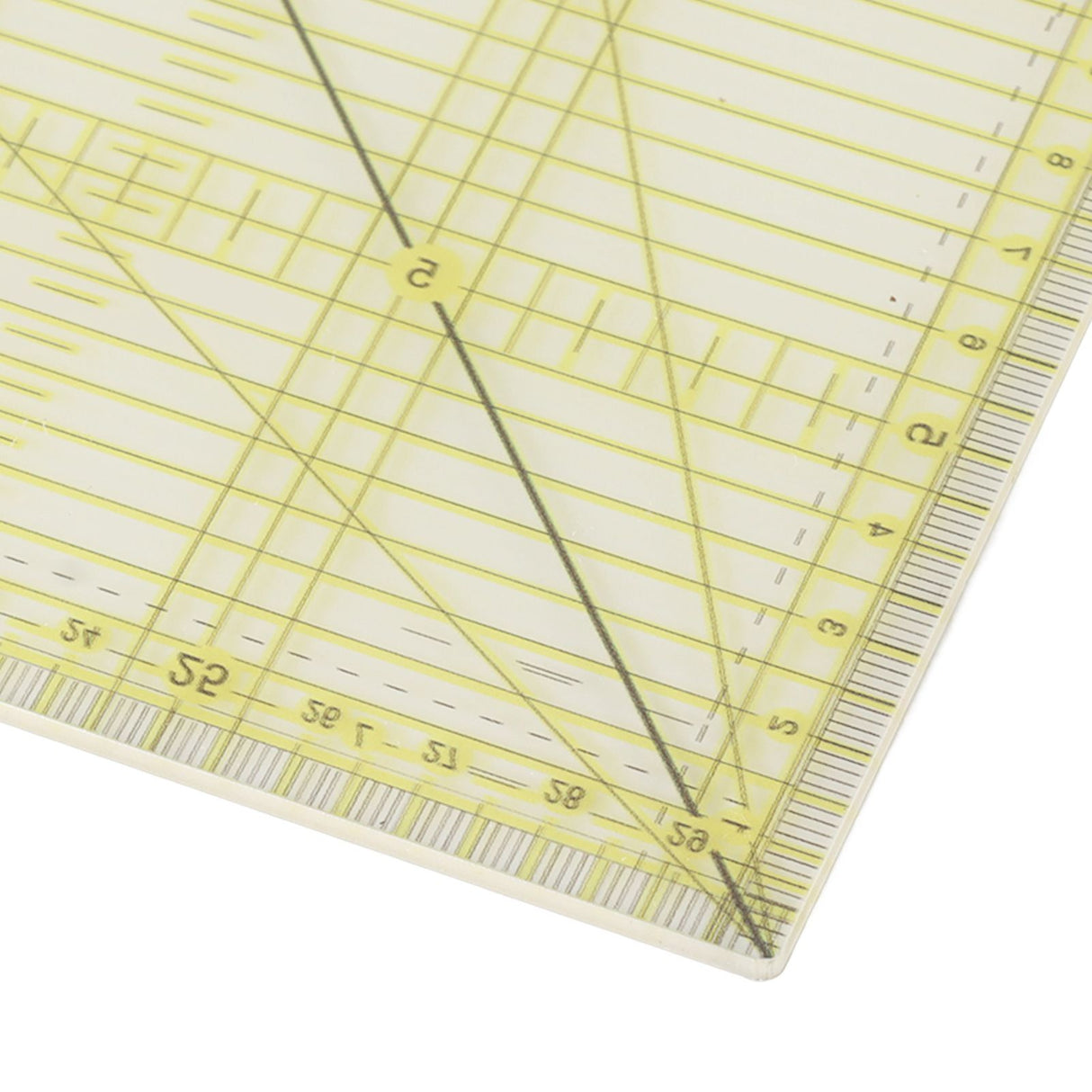 Acrylic Quilt Ruler DIY Precise Scale Transparent Quilting Ruler for Sewing Measuring Patchwork