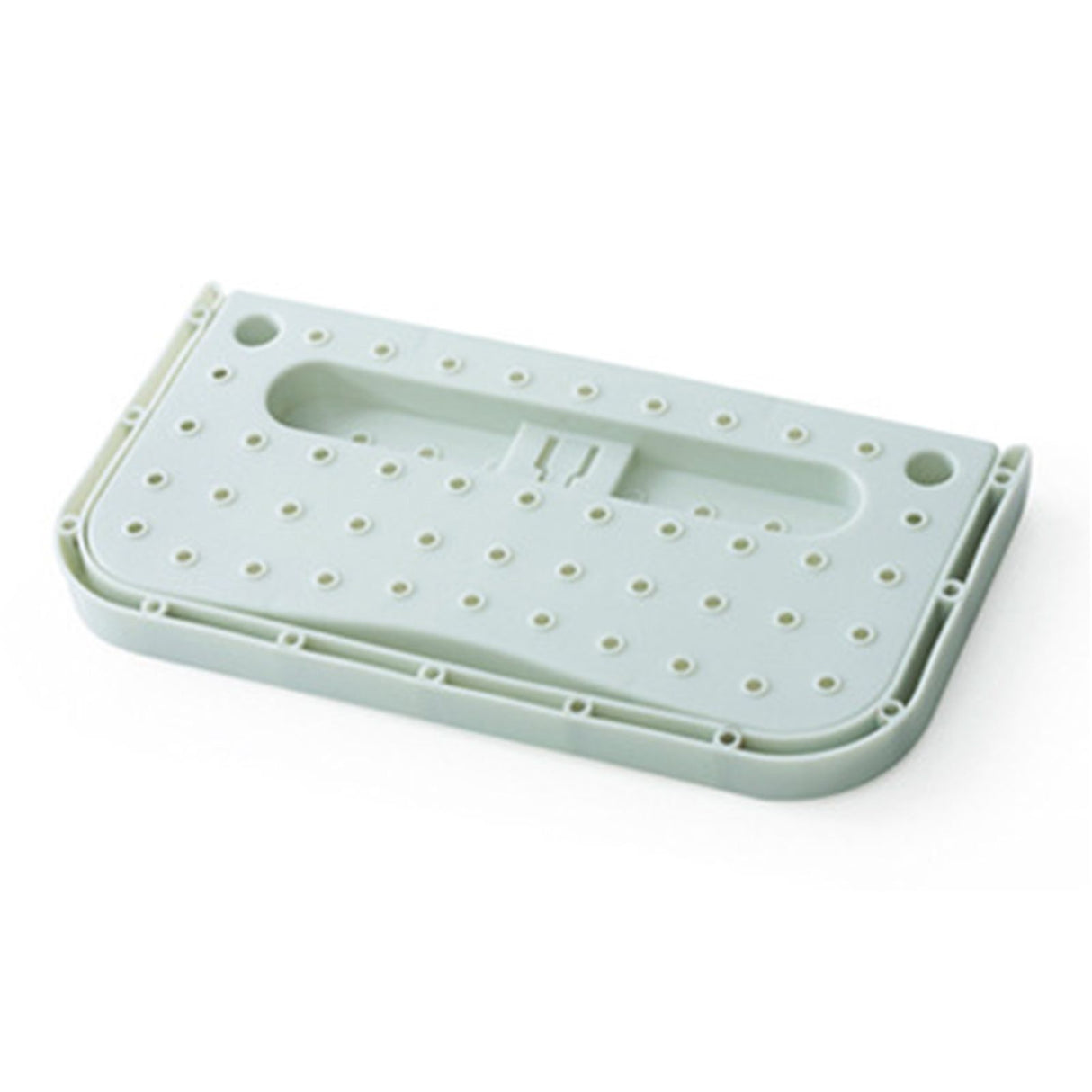 Wall Mounted Shoes Rack Adhesive Foldable Space Saving PP Door Shoe Hanger for Bathroom Blue Free Size