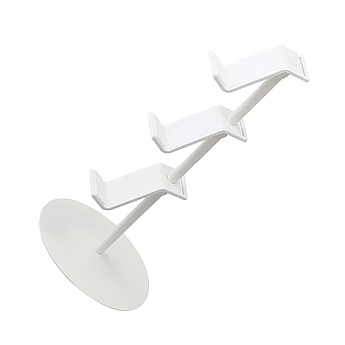 3 Layer Game Controller Storage Rack Hollow Headphone Game Console Controller Holder Stand Organizer for XBOX White
