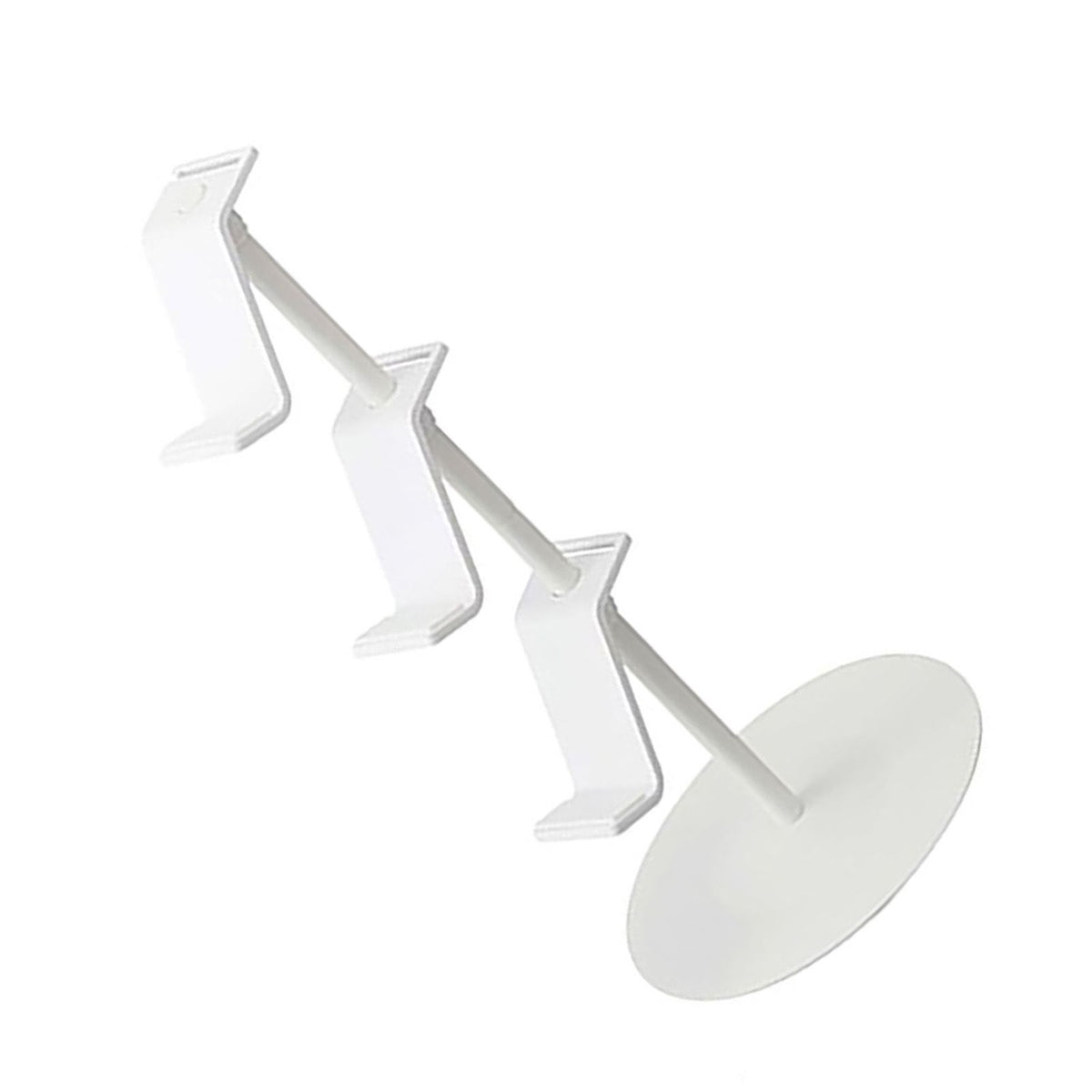 3 Layer Game Controller Storage Rack Hollow Headphone Game Console Controller Holder Stand Organizer for XBOX White