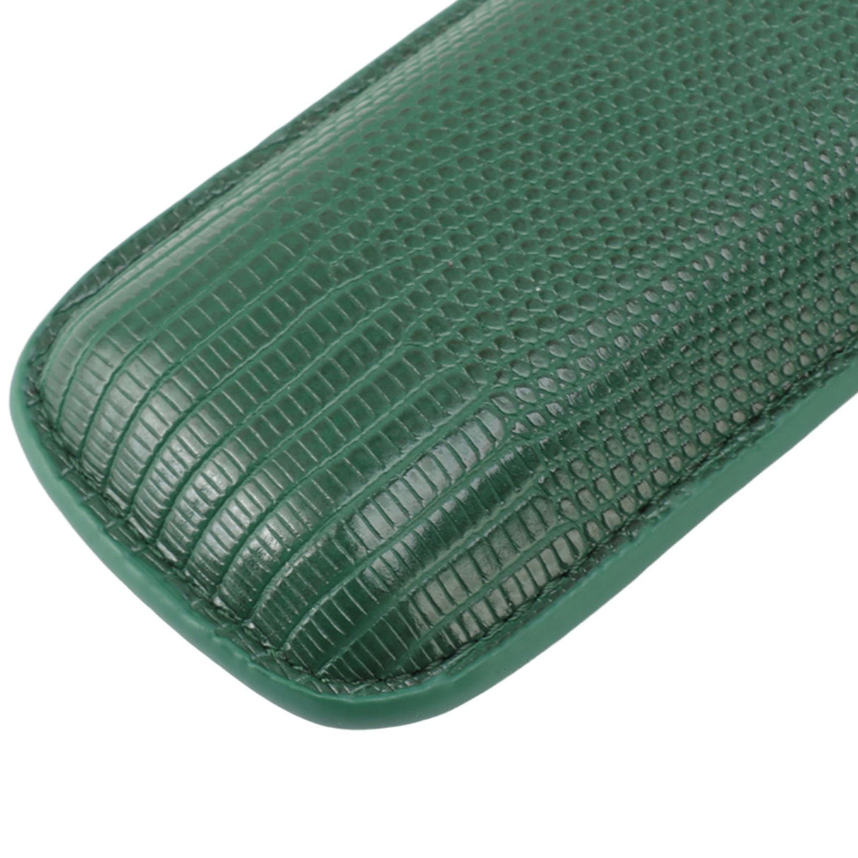 Cigar Case Fashion Elegant Portable Sturdy Crocodilian Skin Texture Faux Leather 2 Fingers Cigar Holder