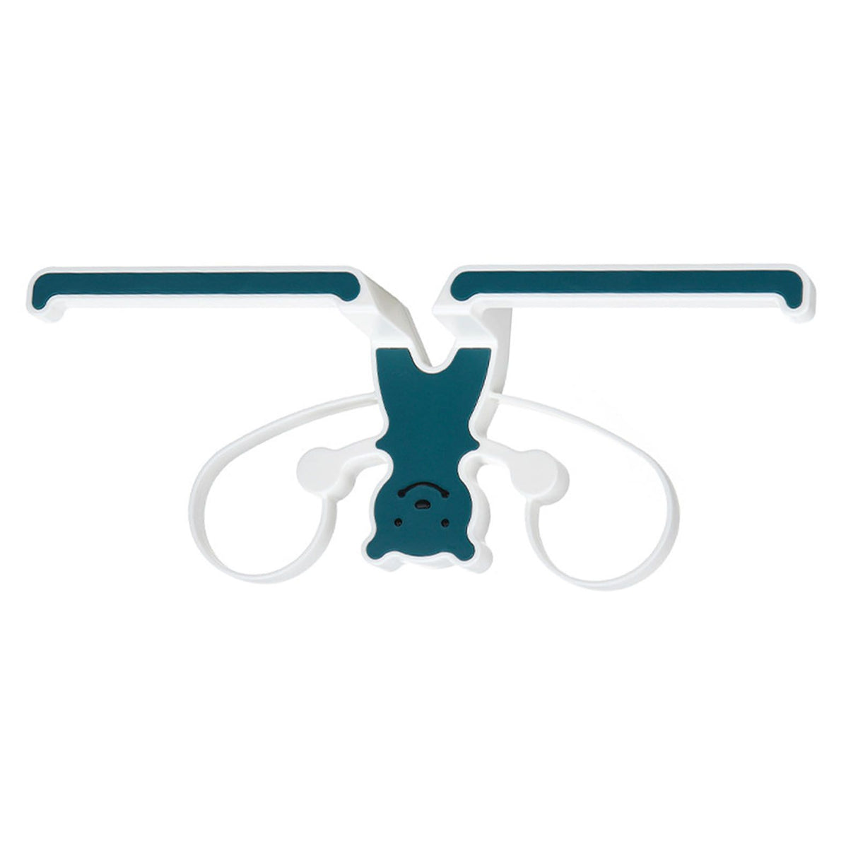 Storage Hook Rack Multipurpose Strong Bearing Capacity Waterproof Punch Free Towel Rack Holder for Home Blue
