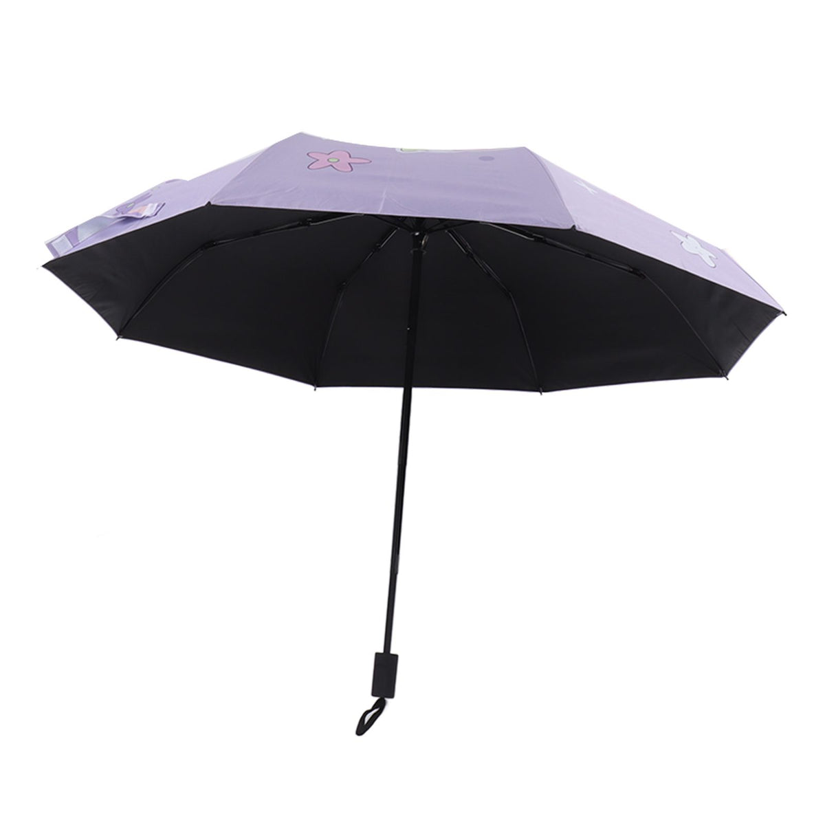 Children Umbrella 3 Fold Reflective Edge Cartoon Portable Kids Sun Rain Umbrella for Boys Girls