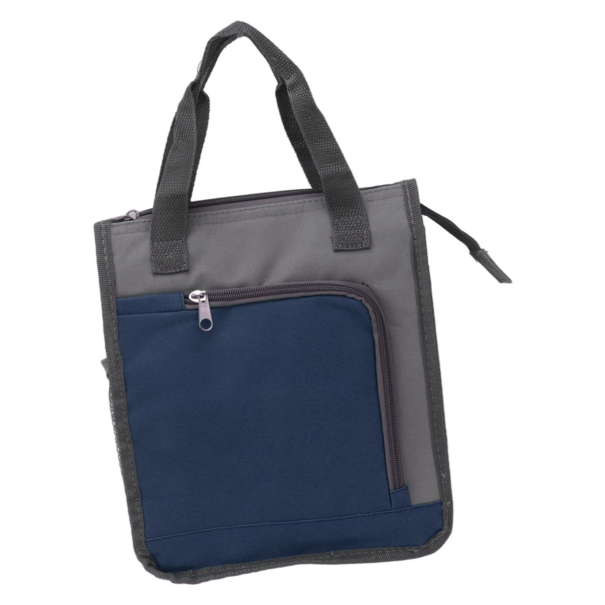Insulated Refrigerated Bag Widened Handle Insulated Reusable Grocery Bag for Work Travel Hiking Food Delivery Dark Blue