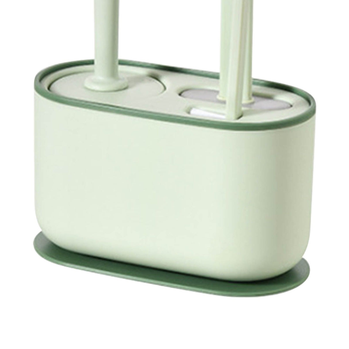 Long Handle Toilet Brush Set Deep Cleansing Multifunctional Hanging Toilet Brush Set for Bathroom Green