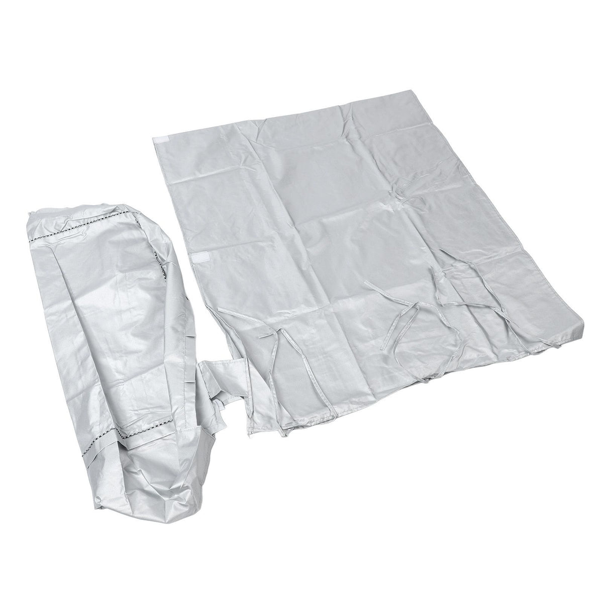 Washing Machine Cover Waterproof Sunscreen Dustproof Durable Thickened Washer Cover for Home Kitchen Laundry Silver