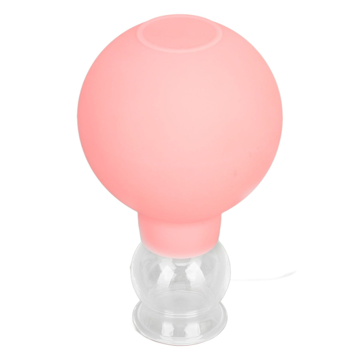 Glass Silicone Cupping Cup Vacuum Suction Massage Therapy for Face Skin Beauty Tool Model 1