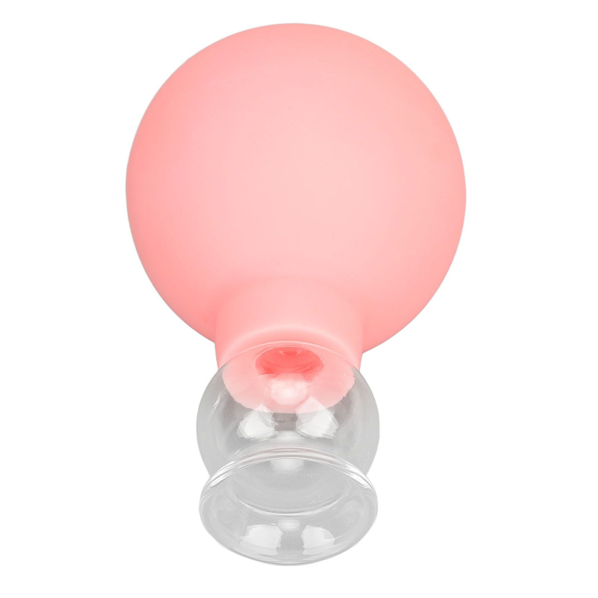 Glass Silicone Cupping Cup Vacuum Suction Massage Therapy for Face Skin Beauty Tool Model 1