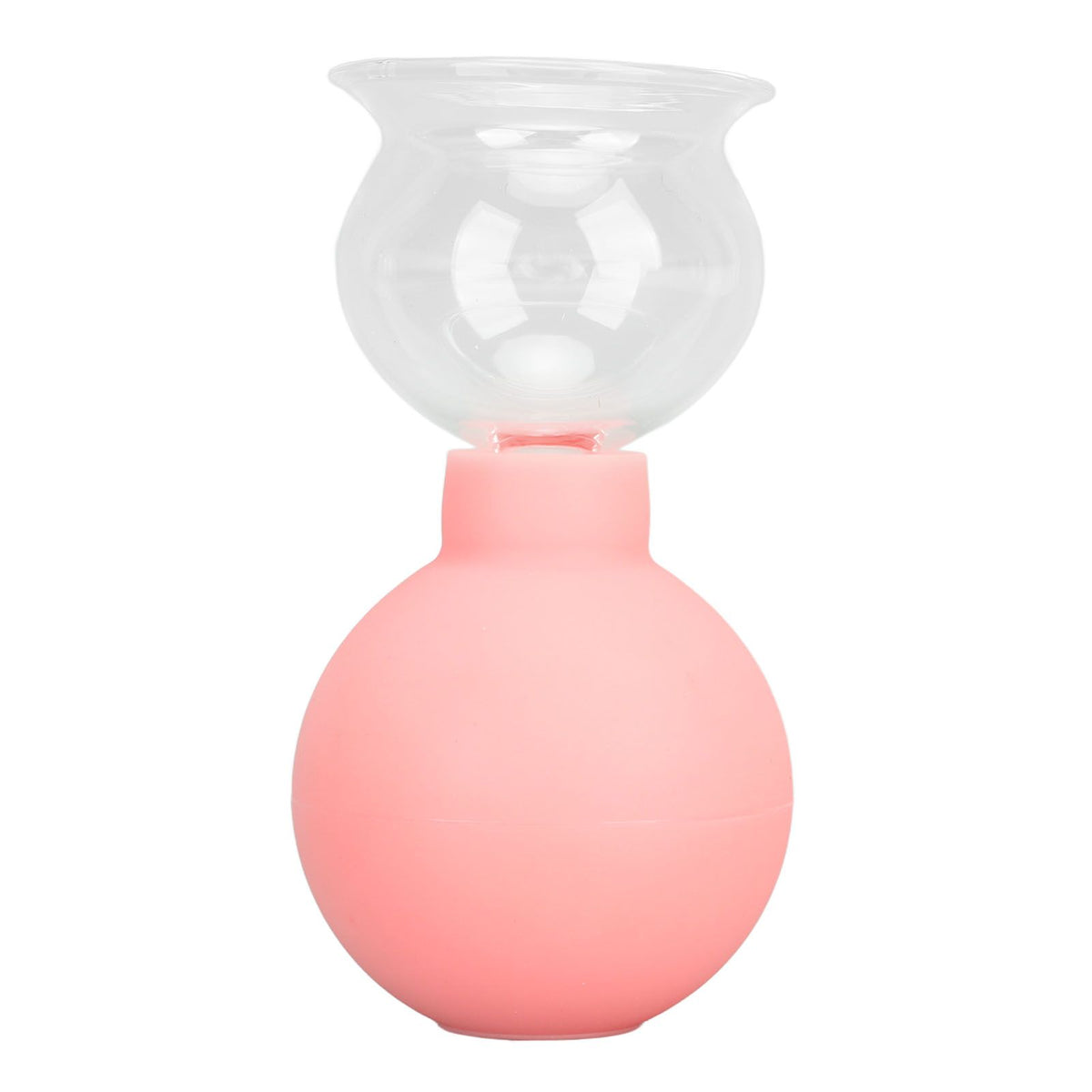 Glass Silicone Cupping Cup Vacuum Suction Massage Therapy for Face Skin Beauty Tool Model 3