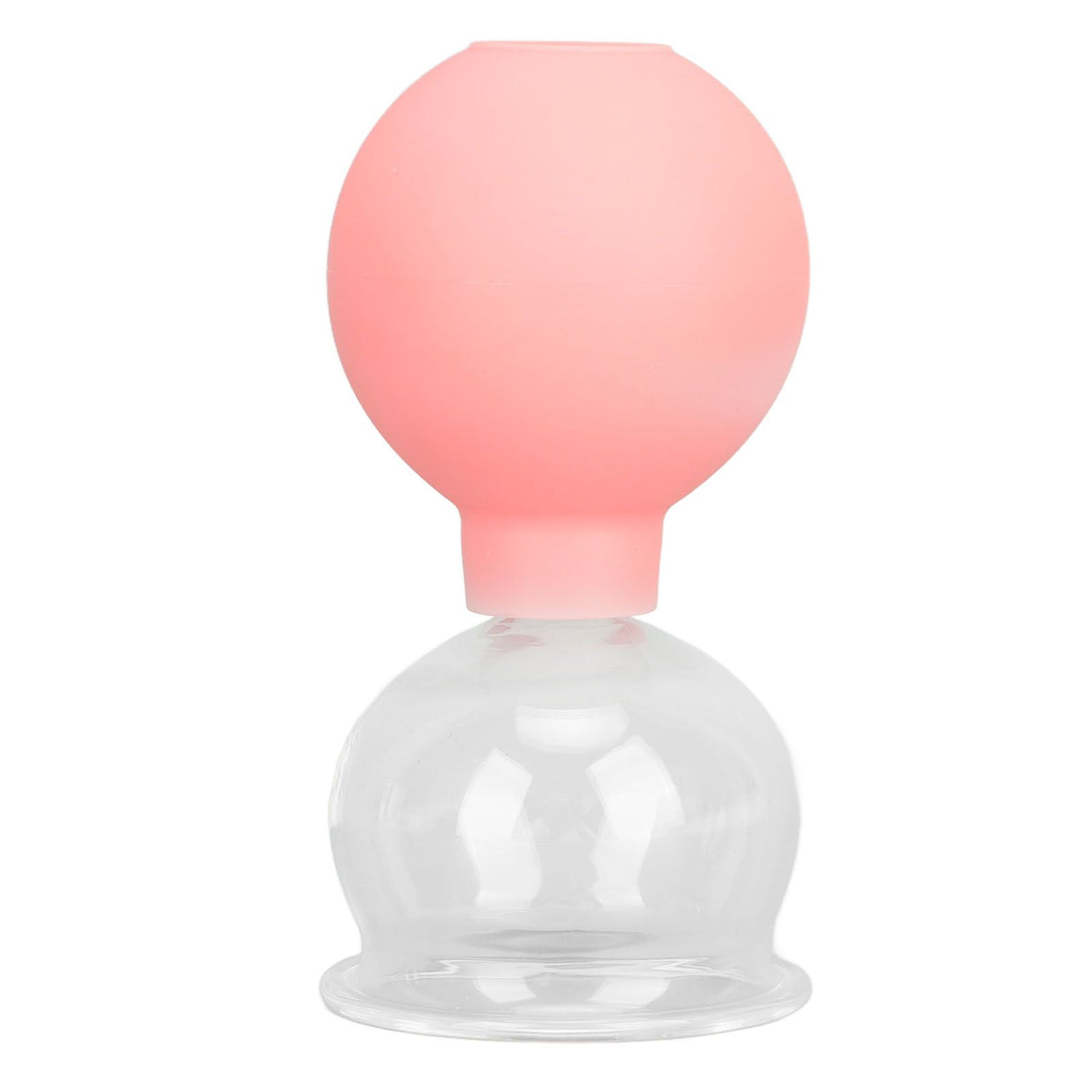 Glass Silicone Cupping Cup Vacuum Suction Massage Therapy for Face Skin Beauty Tool Model 4