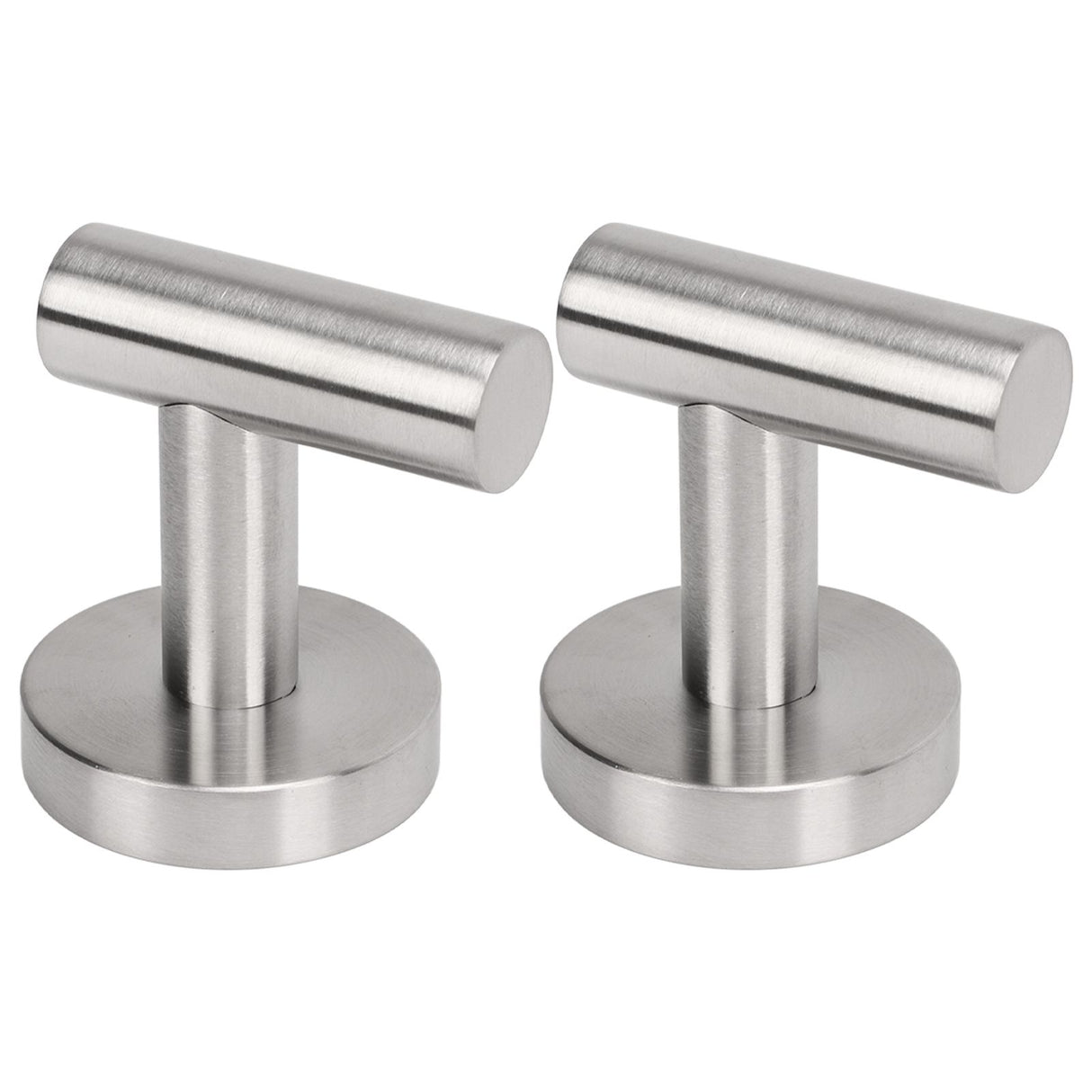 Towel Hooks Stainless Steel Wall Mounted Heavy Duty Robe Hook Holder for Coat Hat Bathroom Kitchen Silver
