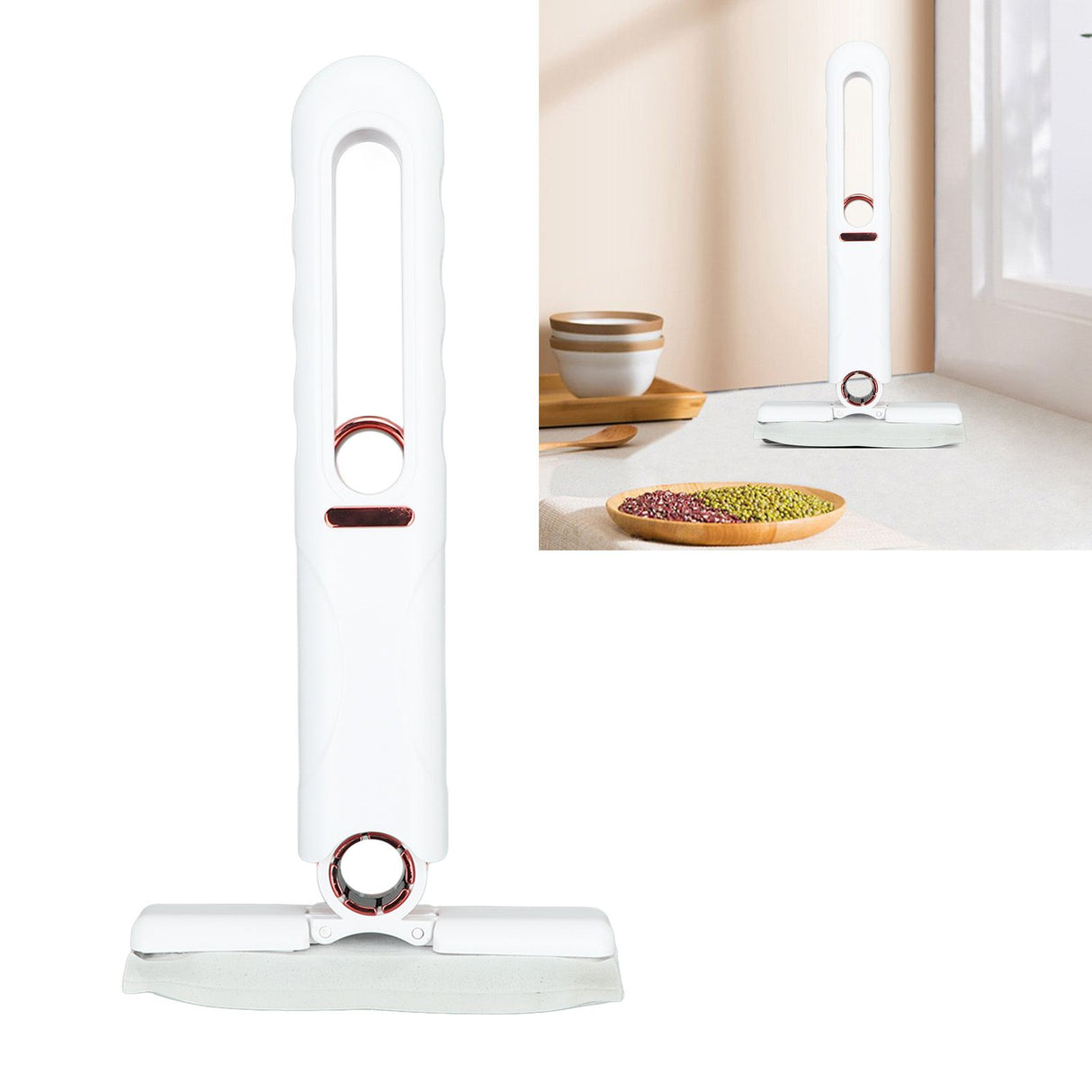Portable Short Mop Wiper Screen Hands Wash Free Water Absorption PVA Mop for Desktop Office Car