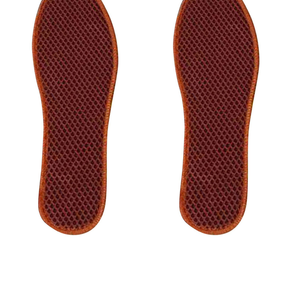 Bamboo Charcoal Deodorant Mesh Insoles Breathable Absorb Sweat Shoe Pads for Men Women Khaki 37