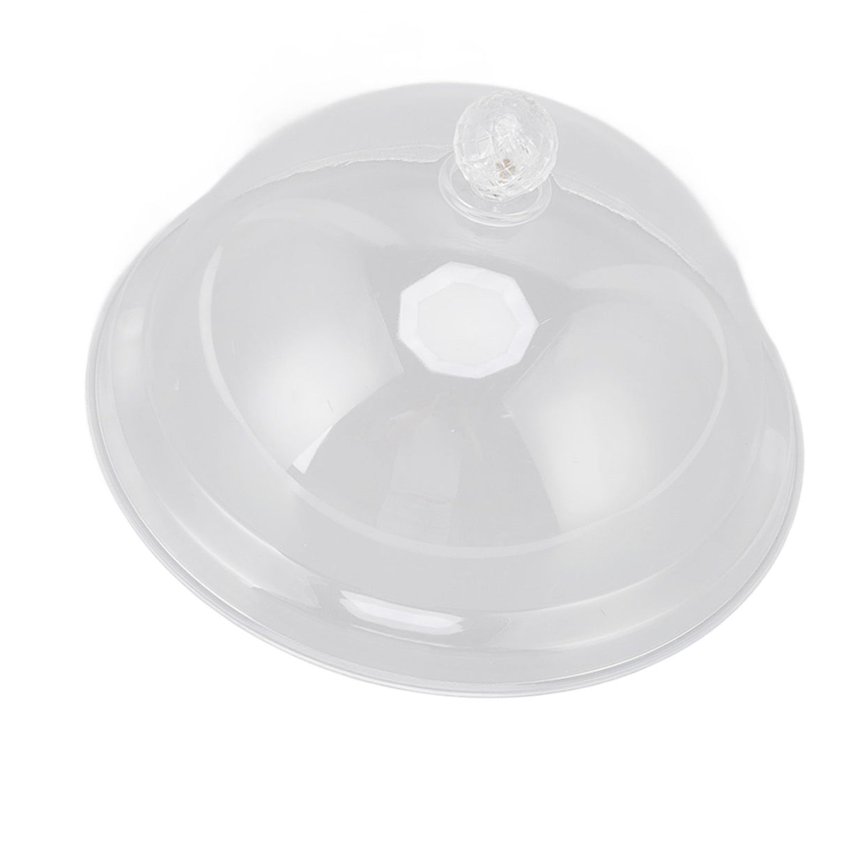 Food Cover Acrylic Transparent Thickened Fall Resistant Dustproof Food Preservation Cover with Handle 21cm