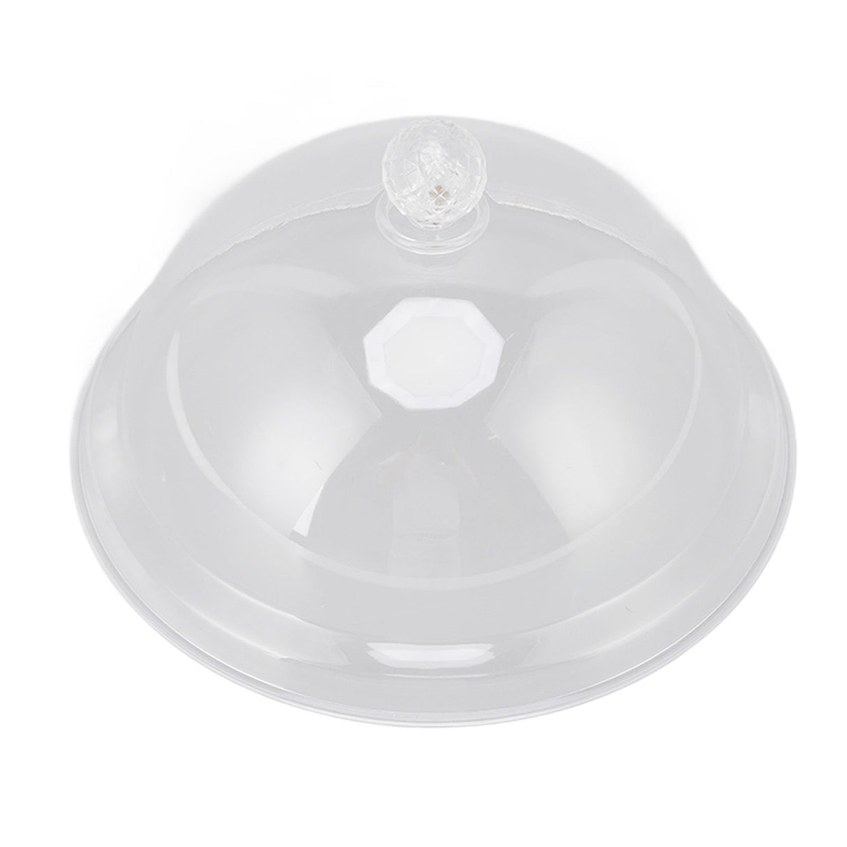 Food Cover Acrylic Transparent Thickened Fall Resistant Dustproof Food Preservation Cover with Handle 21cm