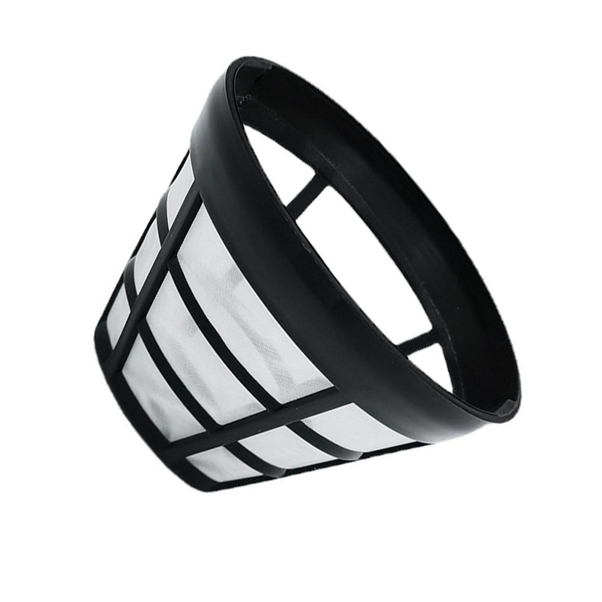 2PCS Reusable Coffee Filter Stainless Steel Nylon Effective Filtering Permanent Cone Coffee Maker Filter for Home
