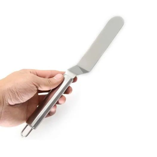 Stainless Steel Blade Offset Spatula Portable Cream Icing Spatula for Pastry Cake Decoration