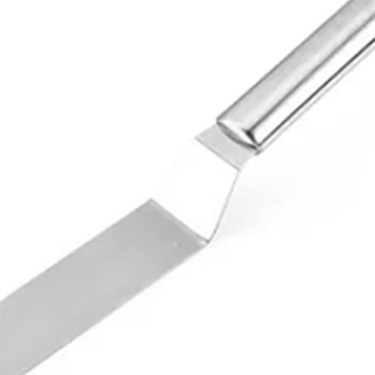 Stainless Steel Blade Offset Spatula Portable Cream Icing Spatula for Pastry Cake Decoration