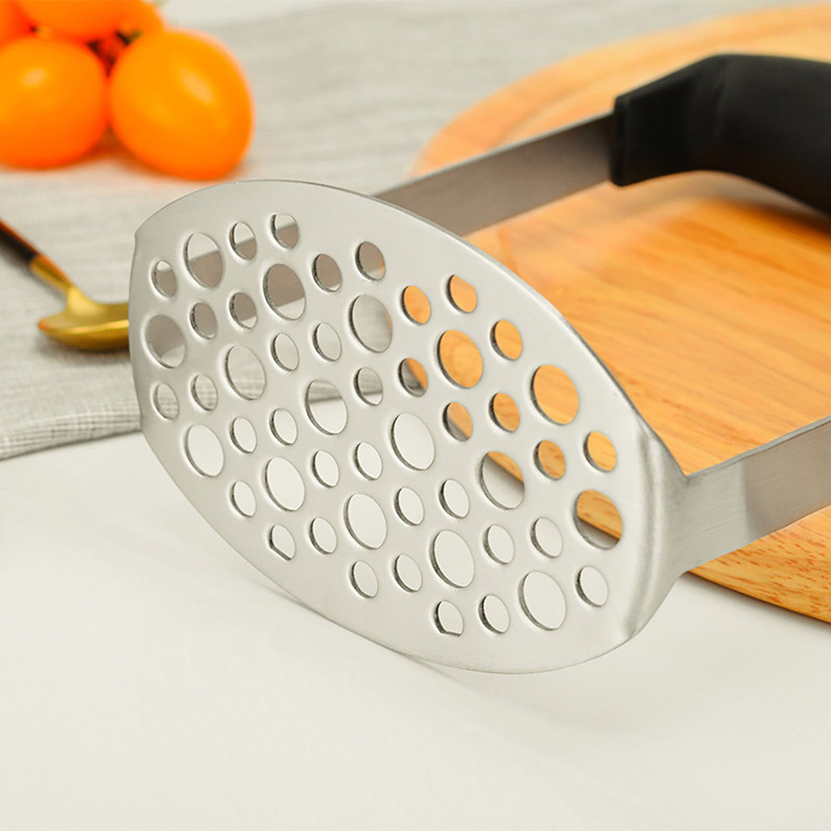 Stainless Steel Potato Masher Home Manual Potato Press Kitchen Sweet Potato Mud Mash Tool