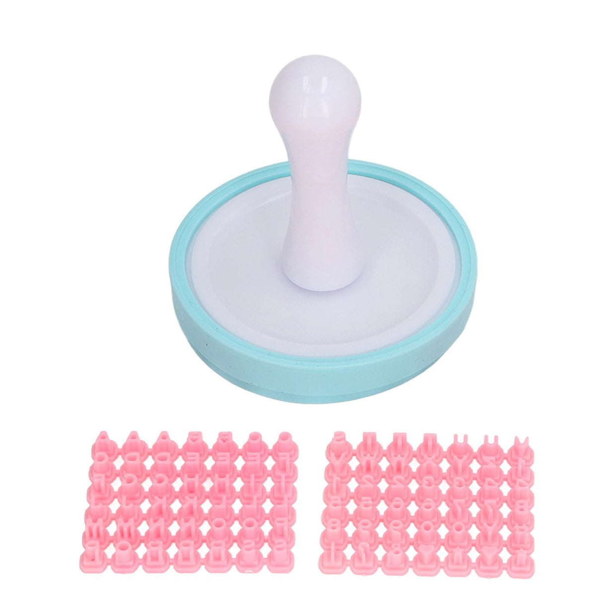 Letter Cookie Stamps Safe Flexible Alphabet Shape DIY Biscuit Cake Mold for Baking Tool