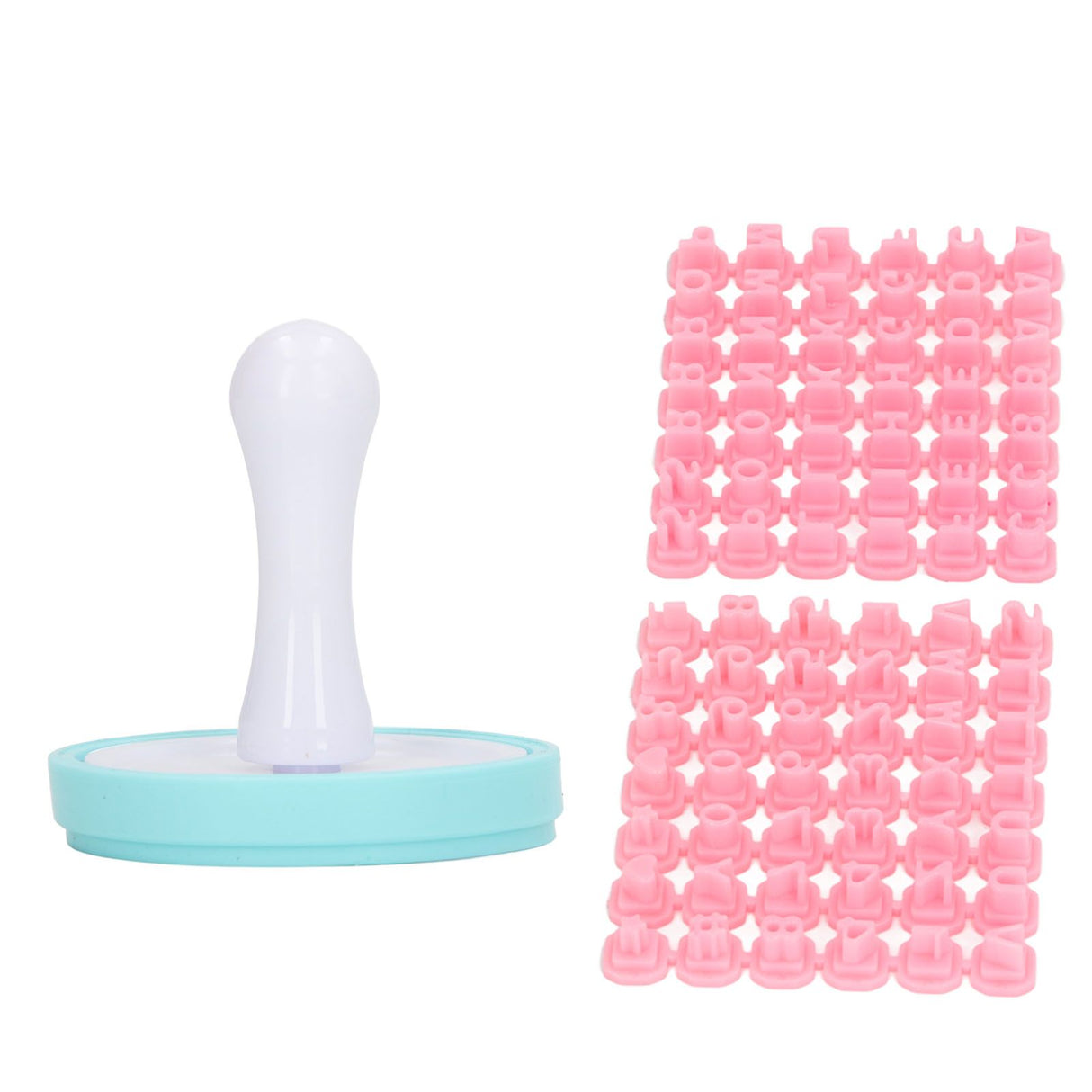 Letter Cookie Stamps Safe Flexible Alphabet Shape DIY Biscuit Cake Mold for Baking Tool
