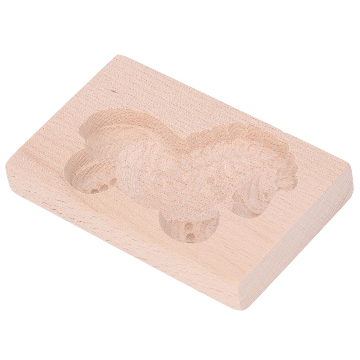 Animal Cookie Mold Lovely Vivid Wooden Biscuit Press Stamp Easy Demoulding Smoothly Cookie Mold Trojan Horse