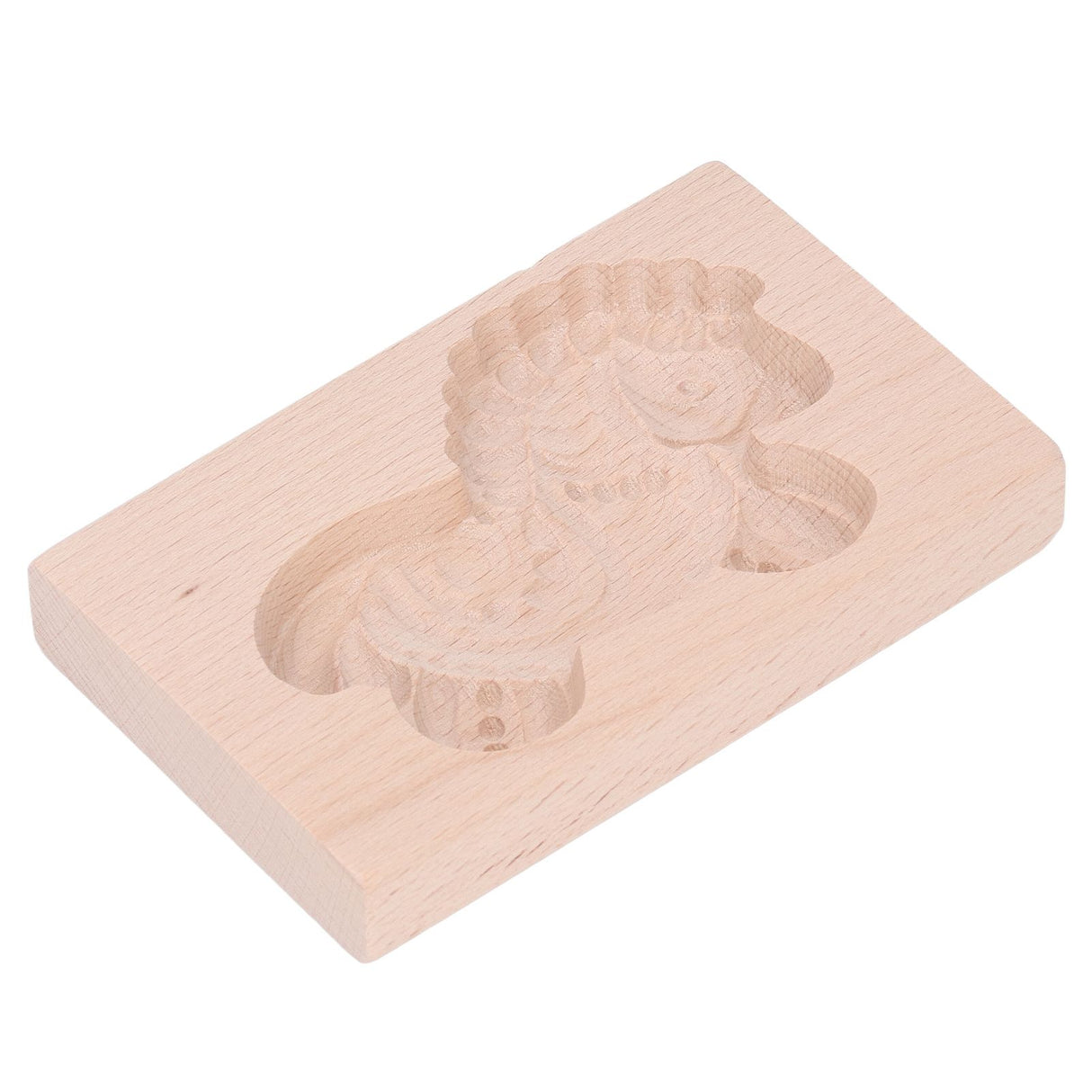 Animal Cookie Mold Lovely Vivid Wooden Biscuit Press Stamp Easy Demoulding Smoothly Cookie Mold Trojan Horse