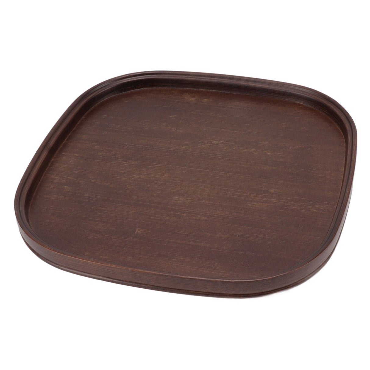 Tea Tray Bamboo Teaboard Refreshment Dried Fruit Teacup Serving Plate Walnut Wood Color L
