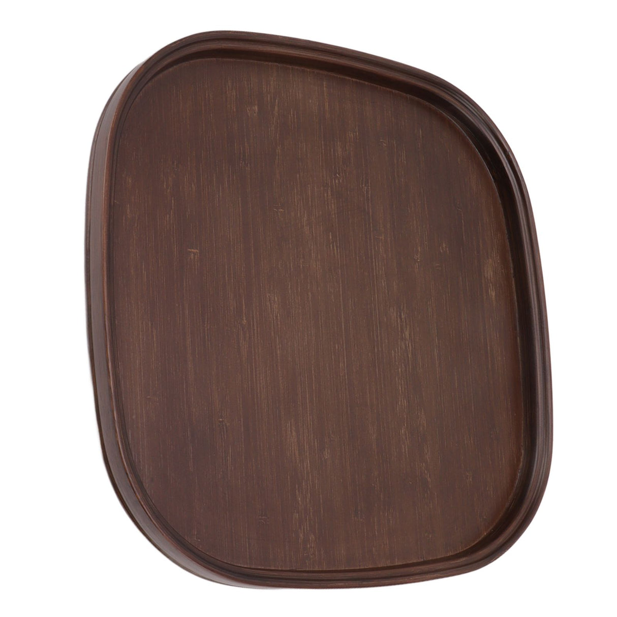 Tea Tray Bamboo Teaboard Refreshment Dried Fruit Teacup Serving Plate Walnut Wood Color L