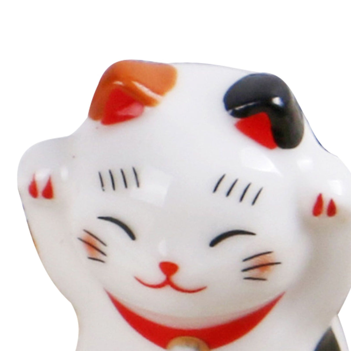 5Pcs Chopstick Racks Ceramic Cat Tableware Rest Mini Ceramic Kitten Ornaments Japanese Style