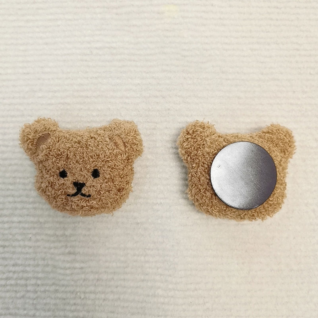 Plush Bear Fridge Magnet Rubber Soft Magnet 3D Animal Fridge Magnet for Kitchen Decoration Coffee