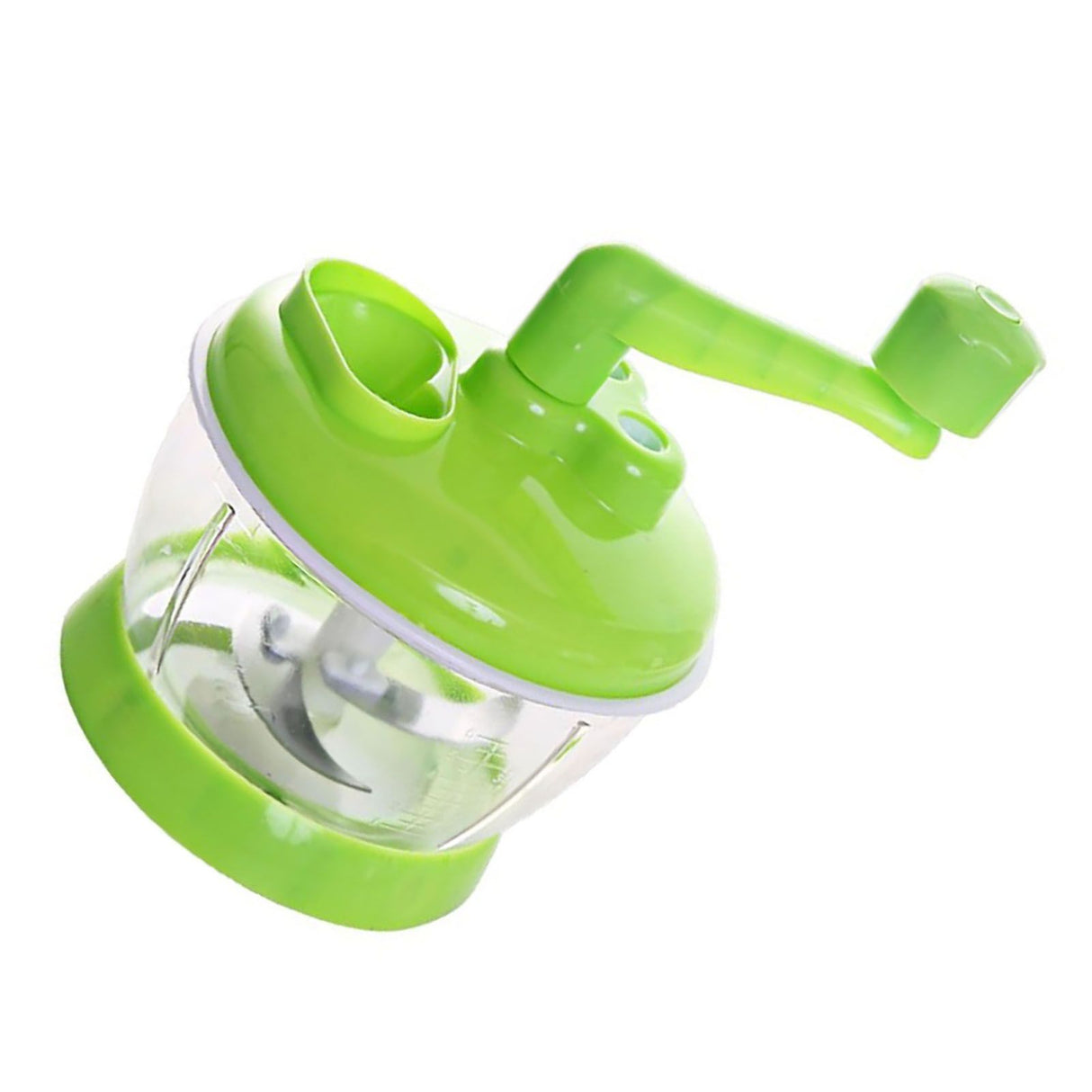 Manual Vegetable Grinder Stainless Steel Blade Portable Food Meat Mixer for Kitchen Restaurant